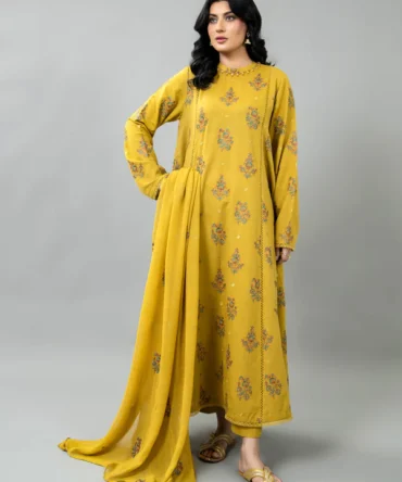 EMBROIDERED KARANDI LAWN 3 PCS (UNSTITCHED)